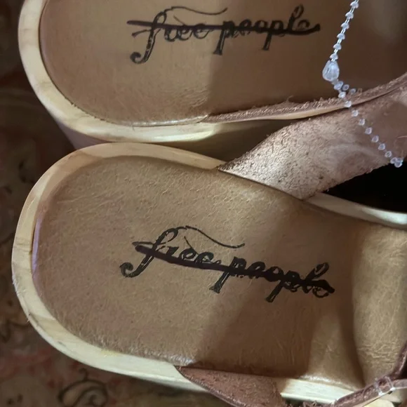 Free People Bellevue Clogs in Sunrise Multi - Picture 5 of 7